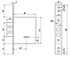 Замок врізний APECS T-57/S8-CR, фото 2