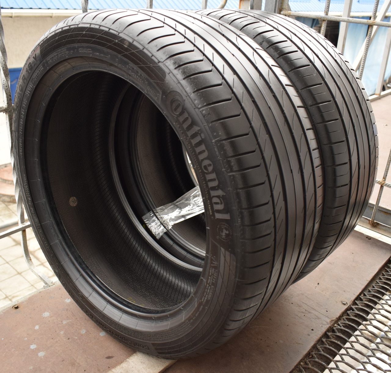 Шини б/у 255/40 R18 Continental ContiSportContact 5, ЛІТО, пара