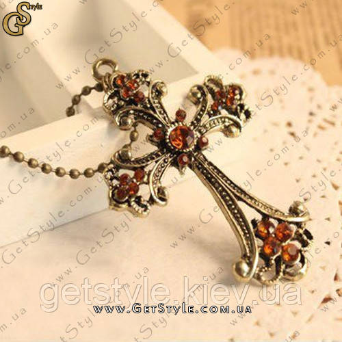 Прикраса на ланцюжку "Bronze Cross"