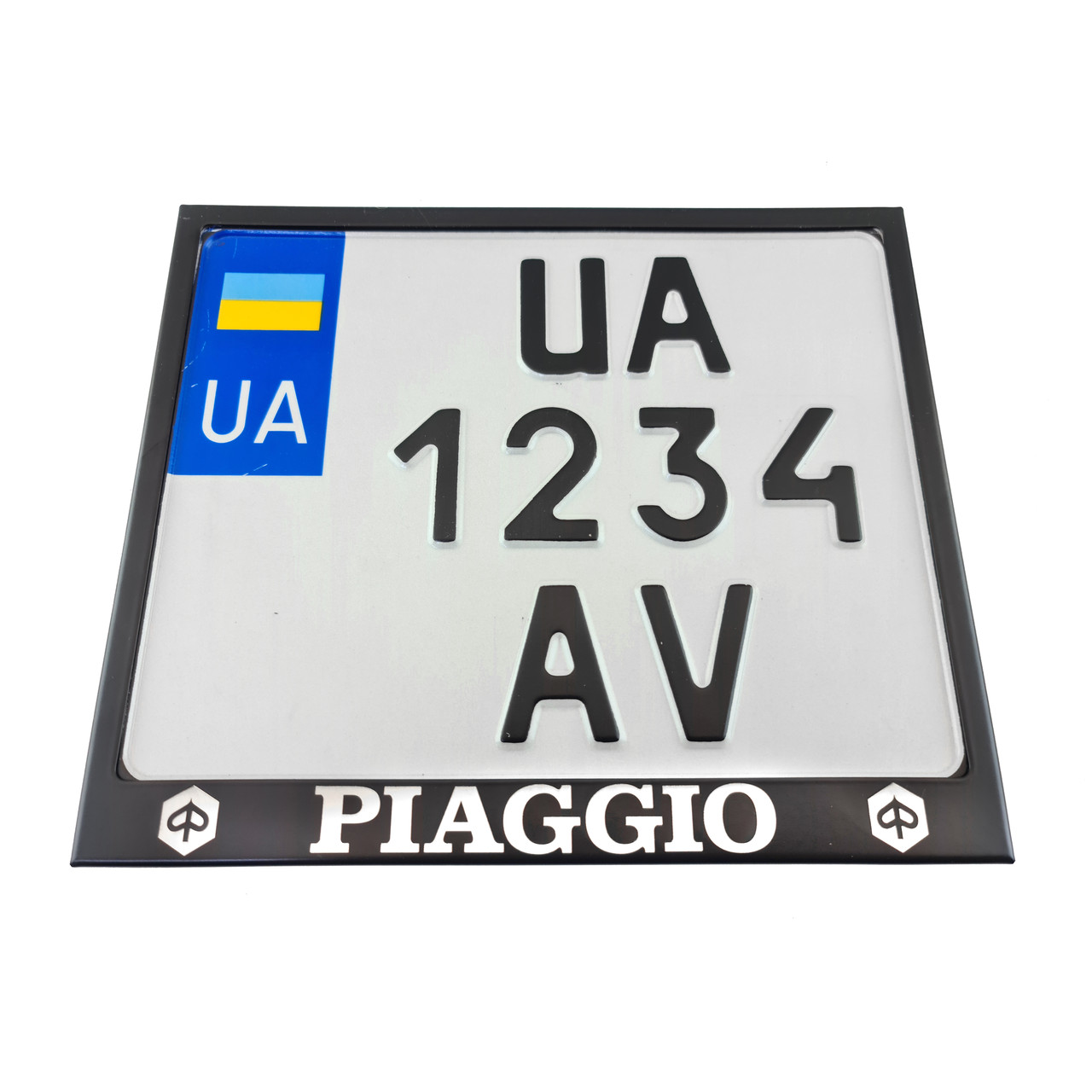 Рамка для монономера Piaggio black метал