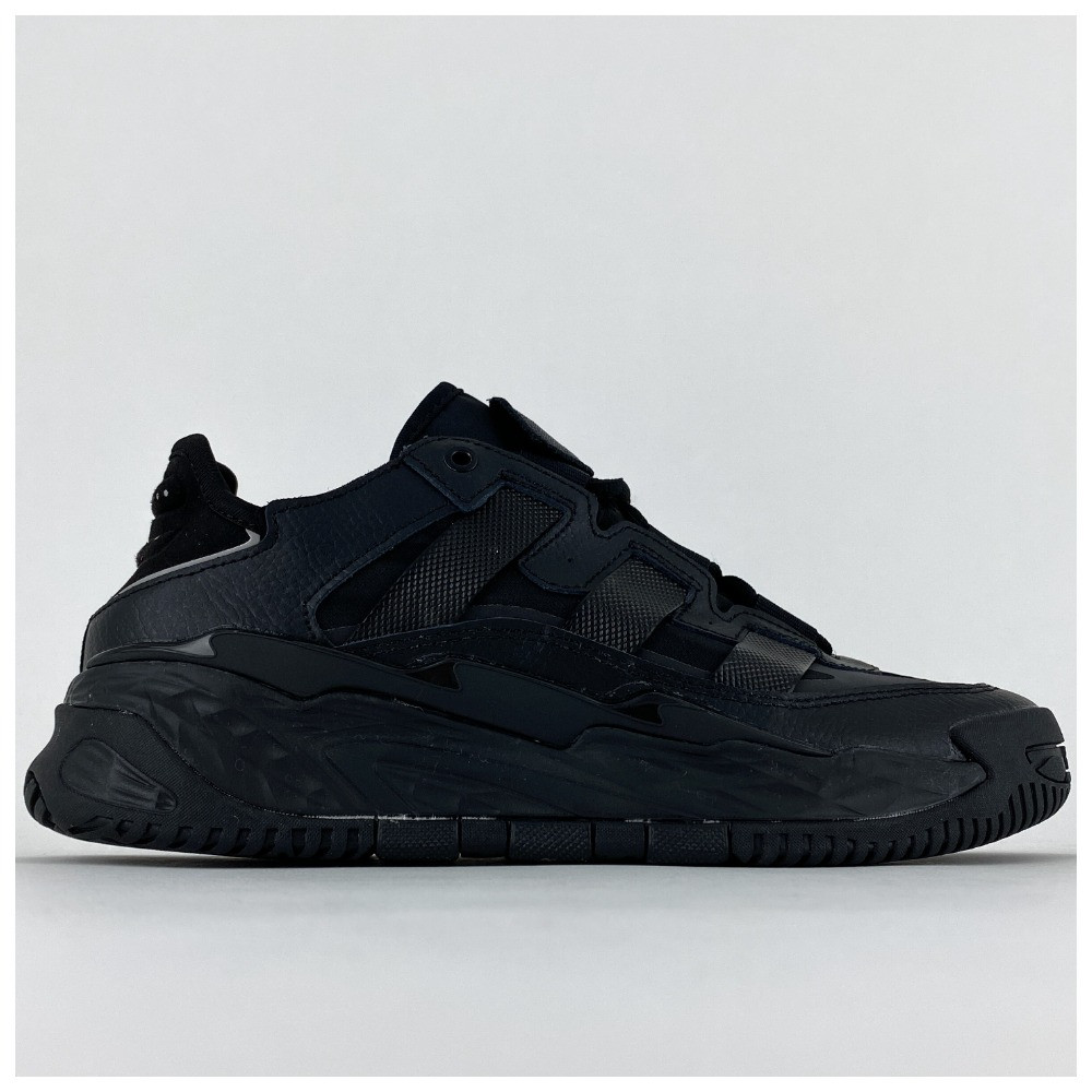 Чоловічі кросівки Adidas Niteball Total Black, чорні кросівки адідас найтбол, фото 1