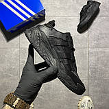 Чоловічі кросівки Adidas Niteball Total Black, чорні кросівки адідас найтбол, фото 2