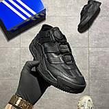 Чоловічі кросівки Adidas Niteball Total Black, чорні кросівки адідас найтбол, фото 5
