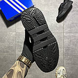 Чоловічі кросівки Adidas Niteball Total Black, чорні кросівки адідас найтбол, фото 6
