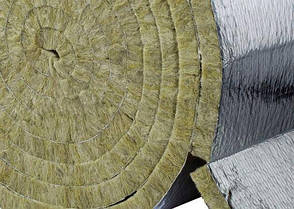 Мінеральна вата із фольгою, PAROC Hvac Lamella Mat AluCoat 20мм (1х10м), Ламельний матПарок, фото 2