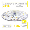 Світлодіодний LED модуль 220В 36Вт МКС-36W Ultralight на магнітах в світильники 3960Lm 4000К, фото 7