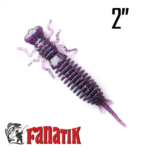LARVA 2" (50 мм) 8 шт. Силікон Fanatik 008