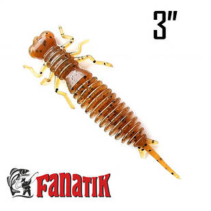 LARVA 3" (75 мм) 6 шт. Силікон Fanatik 002