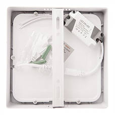 Світильник точковий накладний ЕВРОСВЕТ 6Вт квадрат LED-SS-120-6 4200К 000039176, фото 6