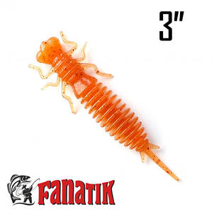 LARVA 3" (75 мм) 6 шт. Силікон Fanatik 017