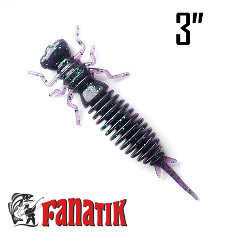 LARVA 3" (75 мм) 6 шт. Силікон Fanatik 007