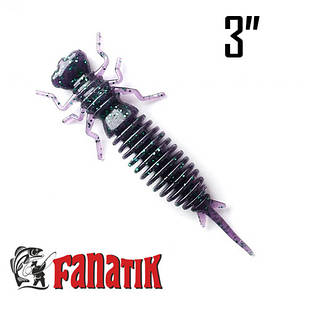 LARVA 3" (75 мм) 6 шт. Силікон Fanatik 007