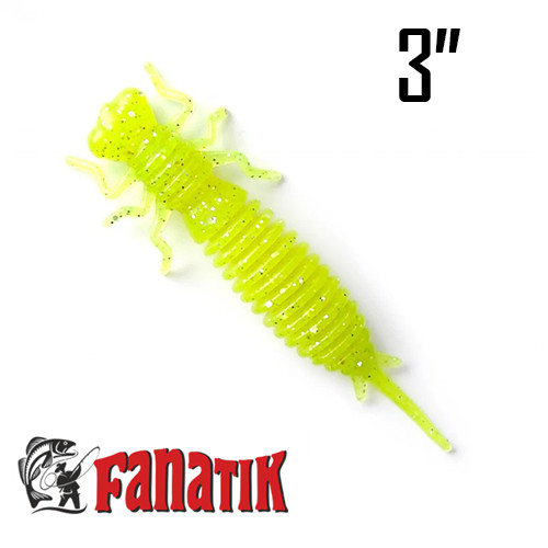 LARVA 3" (75 мм) 6 шт. Силікон Fanatik 024