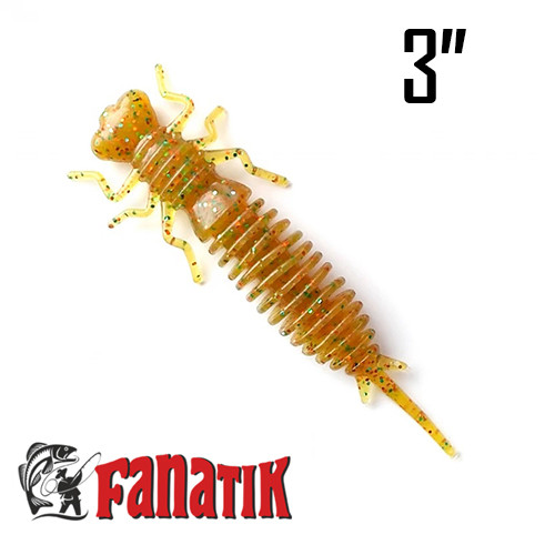 LARVA 3" (75 мм) 6 шт. Силікон Fanatik 009