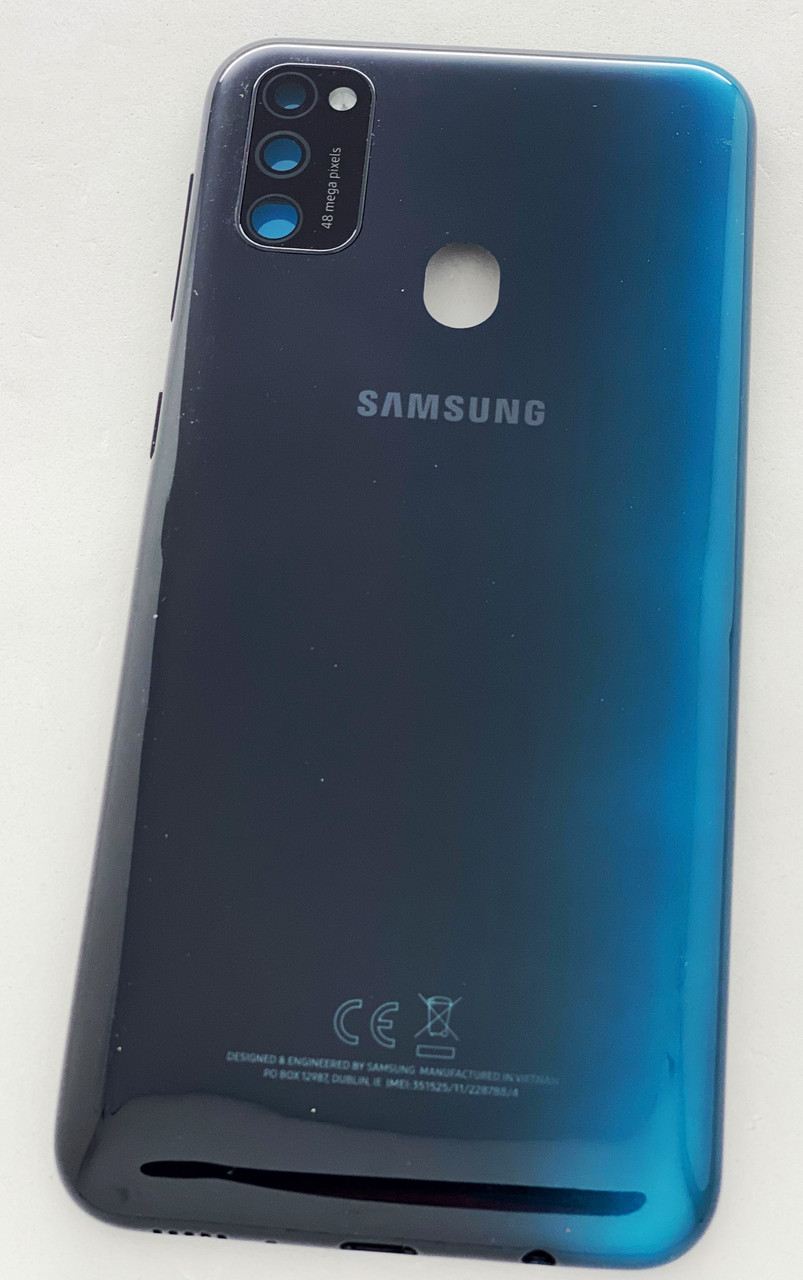 Задня кришка для Samsung M307 Galaxy M30s, чорна, фото 1
