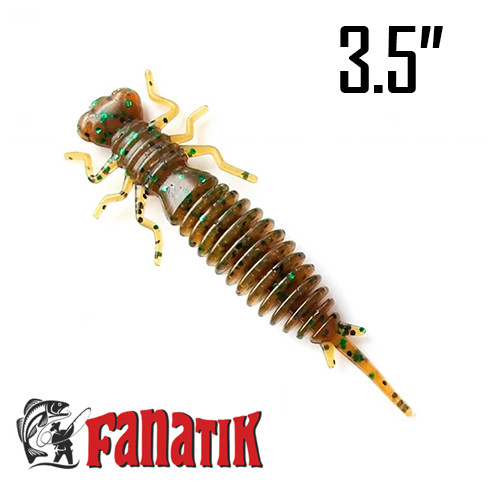 LARVA 3.5" (85 мм.) 4 шт. Силікон Fanatik 004