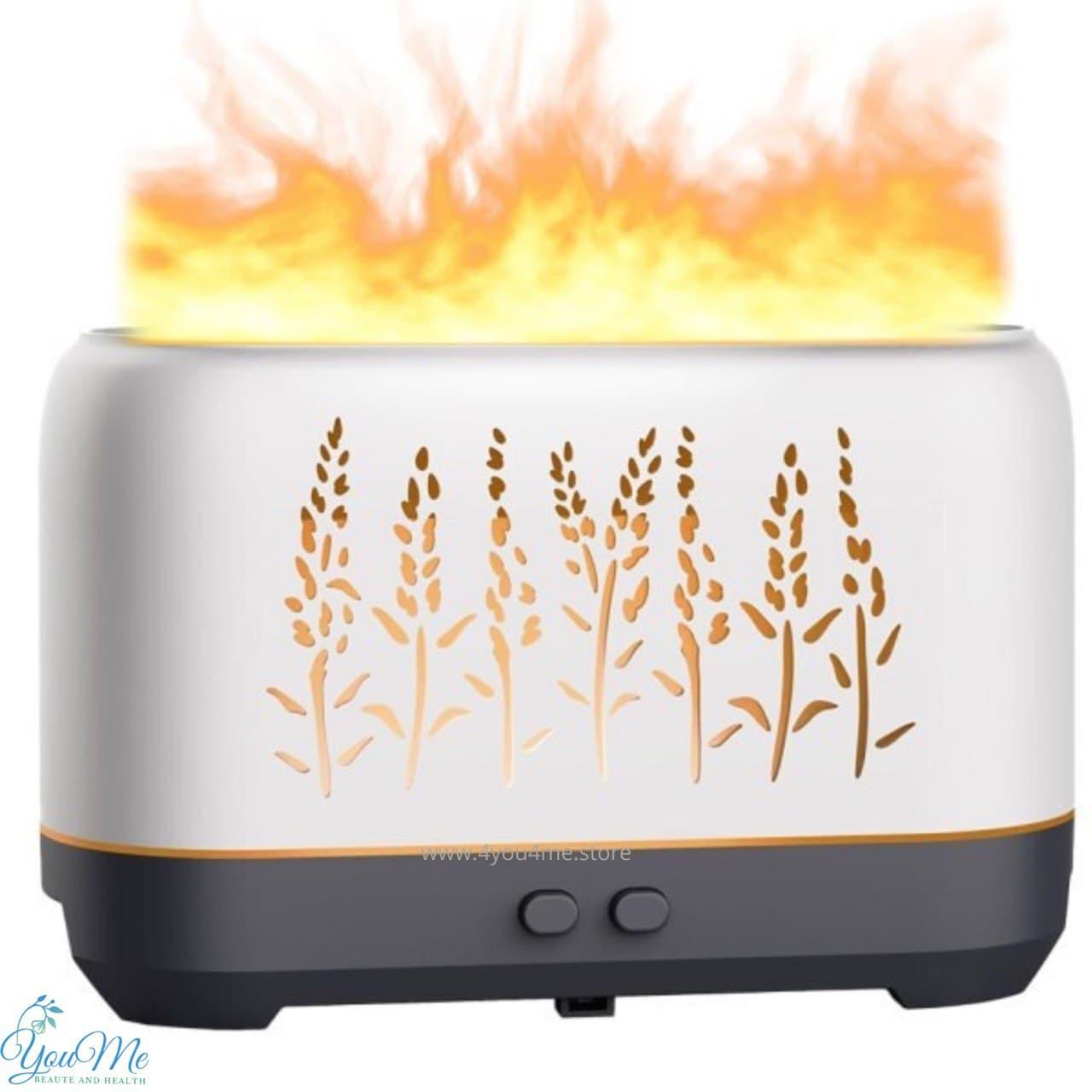 Ультразвуковий аромадифузор із таймером і пультом дистанційного керування USB білий на 200 мл води.