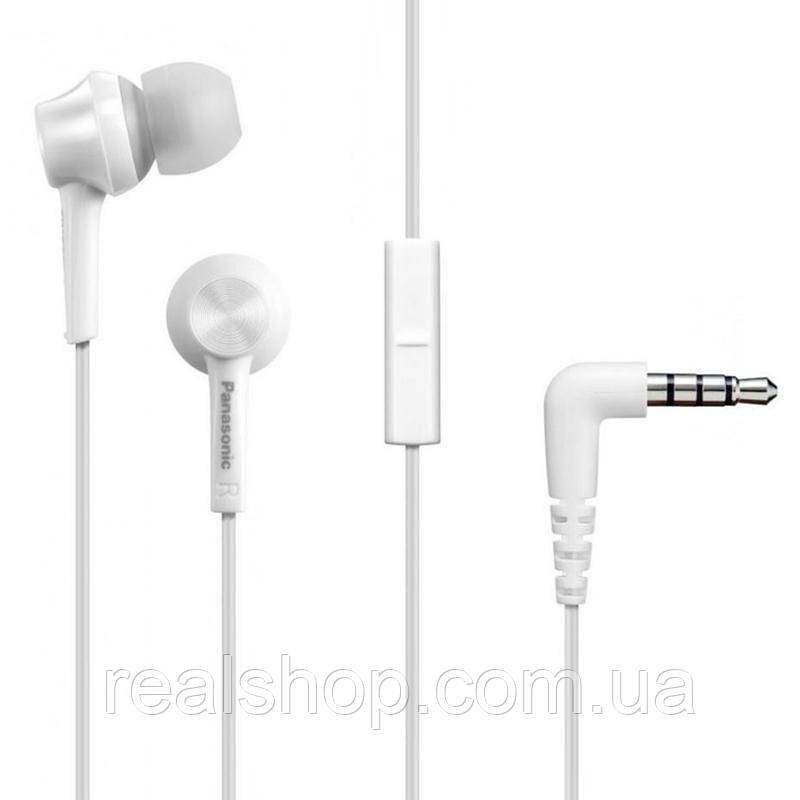 Навушники Panasonic RP-TCM115GC-K з мікрофоном White