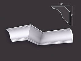 Гладкий гіпсовий карниз т62