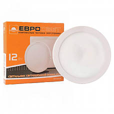 Світильник точковий накладний ЕВРОСВЕТ 12Вт коло LED-SR-170-12 6400К 000039183, фото 3