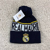 Футбольная шапка Реал Мадрид черная