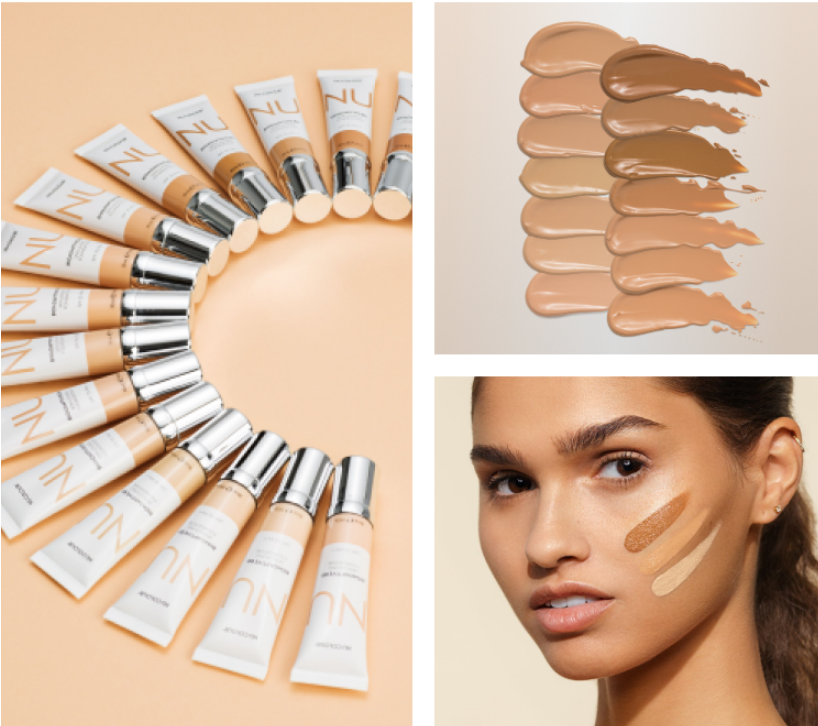 Біоадаптивна BB+ тональна основа Nu Colour Bioadaptive BB+ Skin Loving Foundation