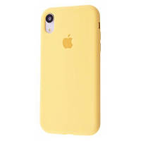 Чехол Full Silicone Case для iPhone XR Yellow (силиконовый чехол желтый силикон кейс на айфон Хр 10р)