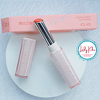 Кольоровий зволожуючий бальзам для губ  CLIO Melting Sheer Glow Balm #02 Coral, 2g