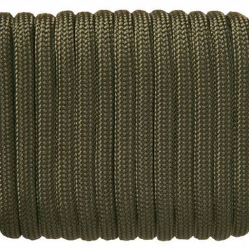 Паракорд 550 Paracord Type III 100% нейлон шнур 7-ми жильний колір Хакі
