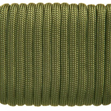 Паракорд 550 Paracord Type III 100% нейлон шнур 7-ми жильний колір Олива