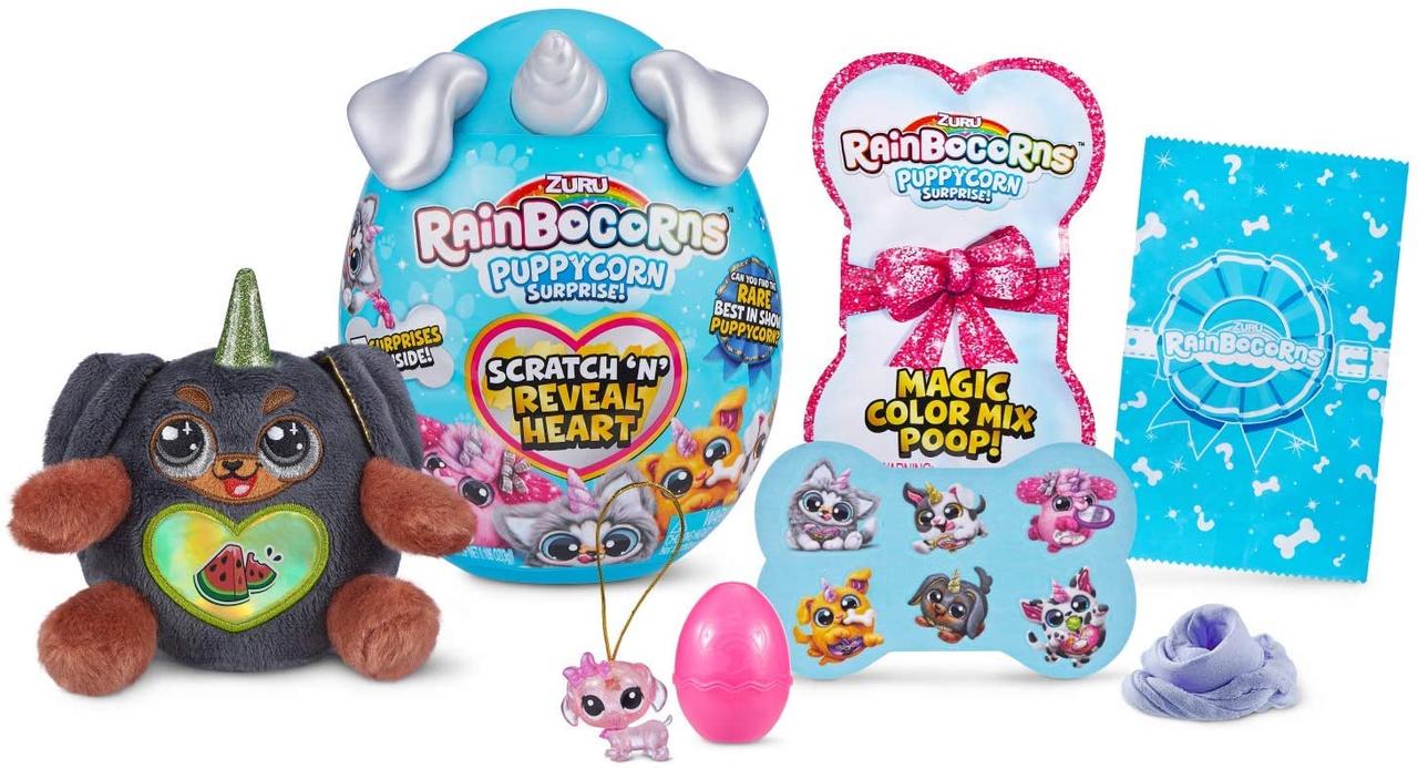 Купить Мягкая игрушка сюрприз собачка Rainbocorns-Sparkle Heart ...
