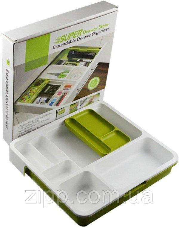 Універсальний розсувний органайзер з відділеннями Expandable drawer organizer