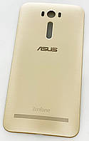 Задняя крышка для Asus ZenFone 2 Laser (ZE600KL/ZE601KL), золотистая, Sheer Gold, оригинал