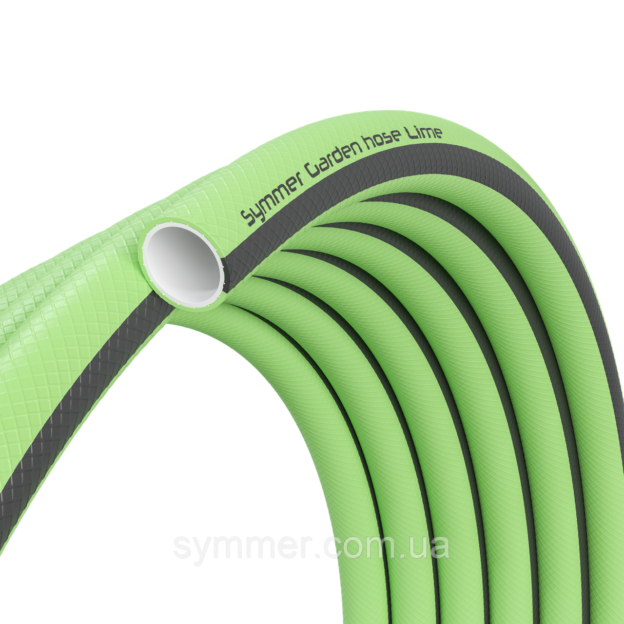 Садовий шланг для поливання з термоеластопласту SYMMER Garden Hose "Lime" 3/4" 25 м
