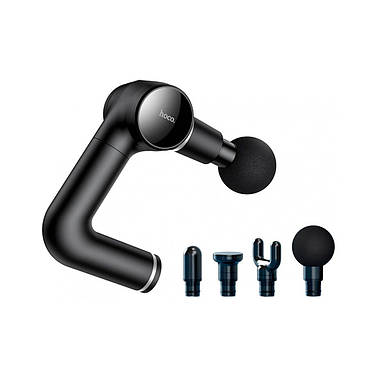 Фітнес-масажер для м'язів Hoco DI09 MUSCLE MASSAGE GUN (чорний), фото 2