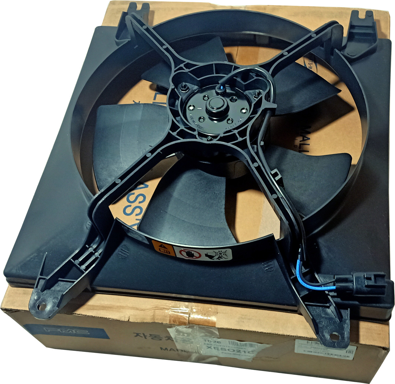 Вентилятор радіатора основний Лачетті 1,6 PARTS MALL, P96553364, PXNAC-004, фото 1