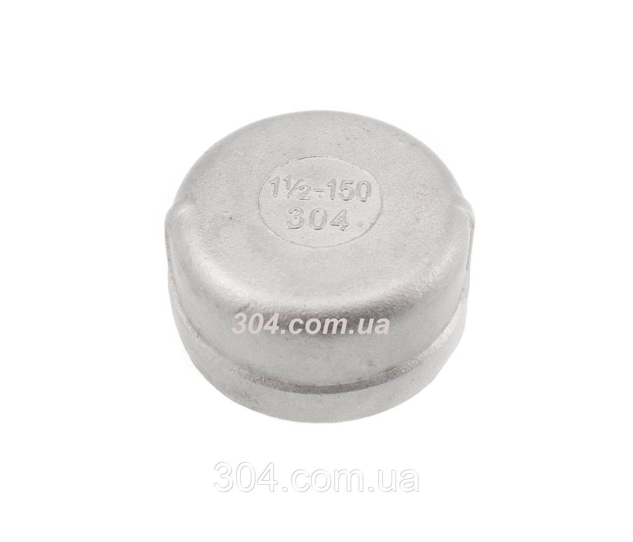 Заглушка нержавіюча Ду 40(1 1/2дюйма), AISI 304