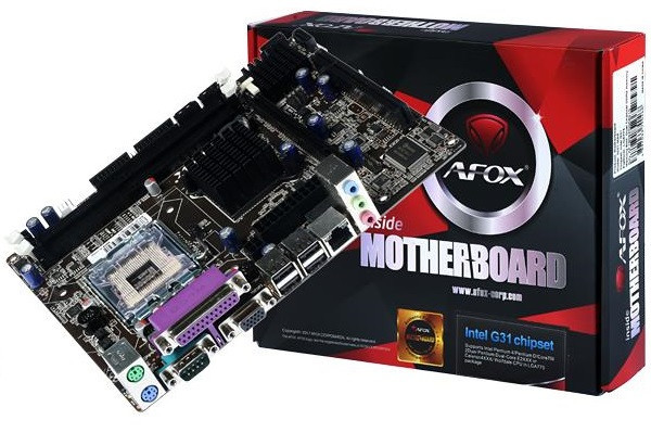 Материнська плата AFOX IG31-MA5 (Intel G31 + Intel ICH7, PCI-Ex16 DDR2)