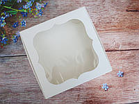 Коробка для изделий ручной работы с окном, 150х150х30 мм, цвет белый, 1 шт