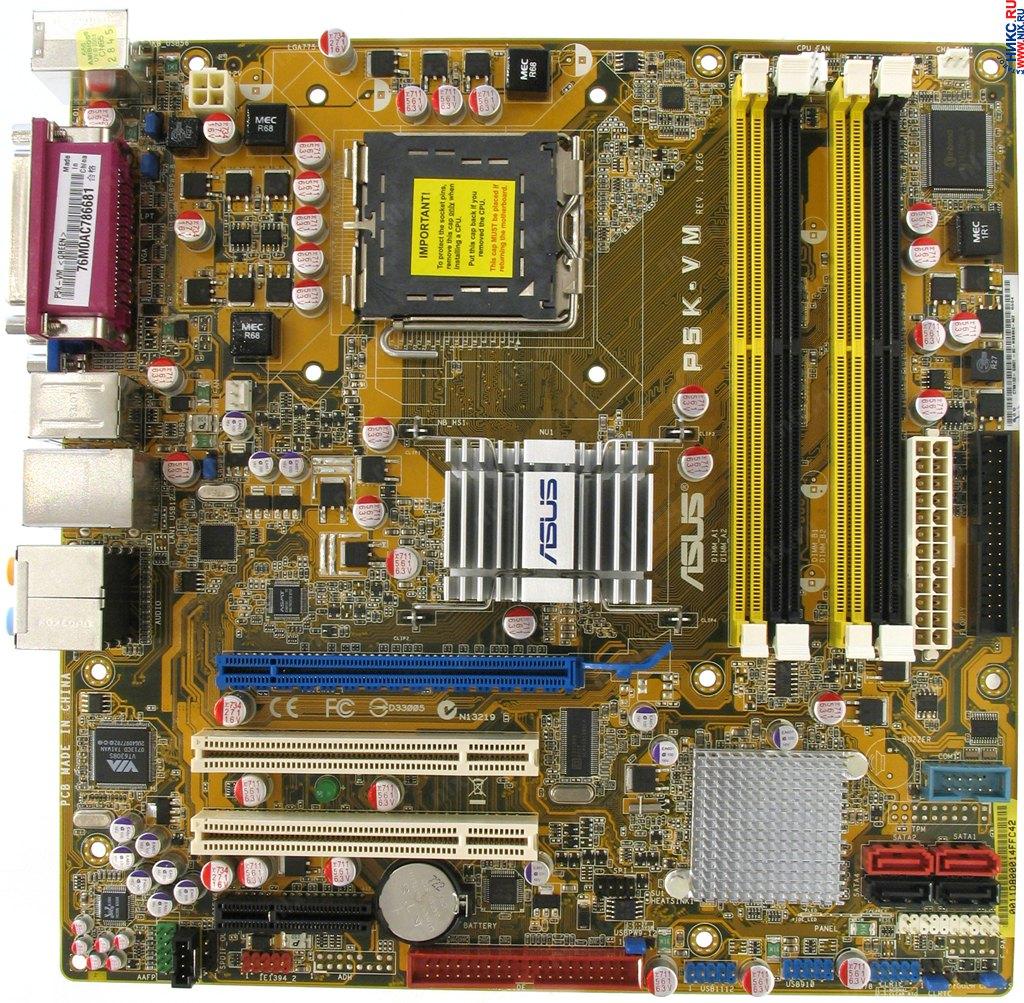 Материнська плата Asus P5K-VM (G33, PCI-Ex16, DDR2) s775 Б/В