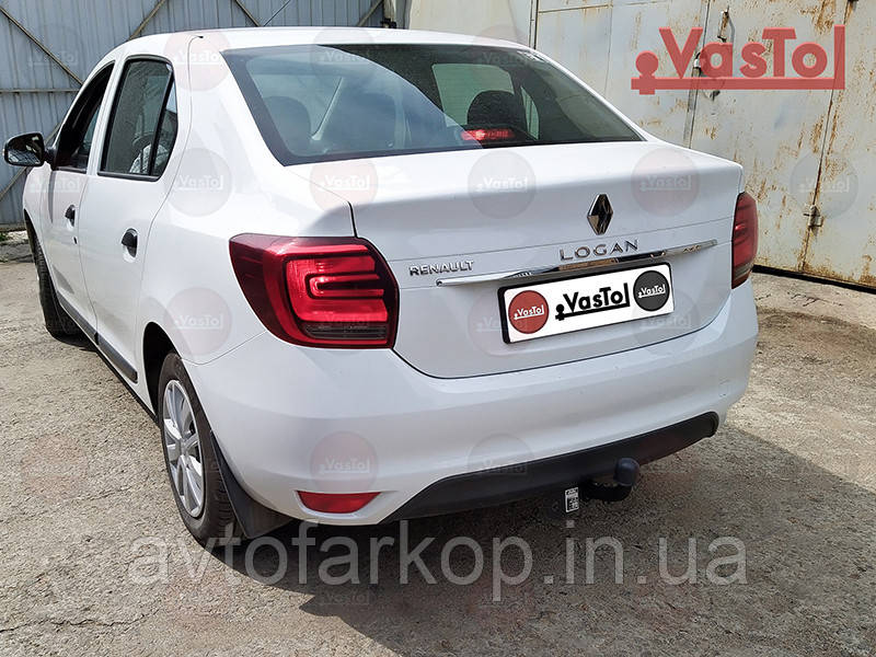 Фаркоп Renault Logan (седан 2017-2021)(Фаркоп Рено Логан) VasTol