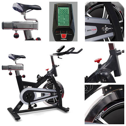 Сайкл-тренажер Toorx Indoor Cycle SRX 70S (SRX-70S) механічний велотренажер, фото 1