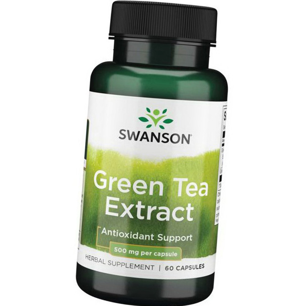 Екстракт зеленого чаю Swanson Green Tea Extract 500 mg 60 капсул