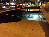 Перила и поручни для лестниц, из нержавеющей стали.  Станция Метро Дворец Спорта,  г.Харьков