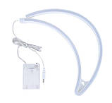 Настінний неоновий світильник нічник Місяць синій, фото 9