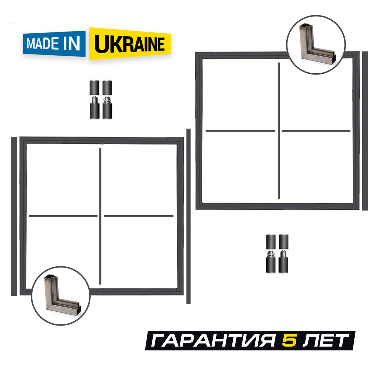 Комплект распашных ворот КСС (Свари сам) на проем 3.5 метра 210 - фото 2 - id-p1394107486