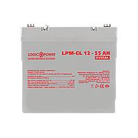Аккумулятор гелевый LPM-GL 12V-55 Ah
