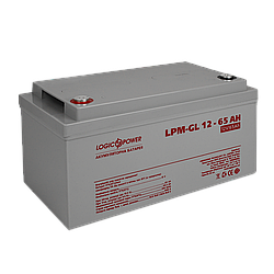 Акумулятор LogicPower LPM-GL 12-65 AH