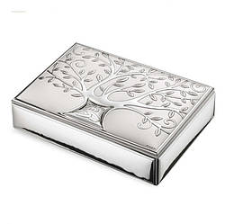 Скринька для прикрас на 25 років весілля "Дерево життя" 18х13 Valenti 6128-2