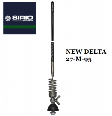 Антена автомобільна SIRIO NEW DELTA 27M-95 N